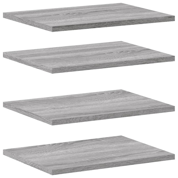 Wandregale Grau Sonoma 4er Set