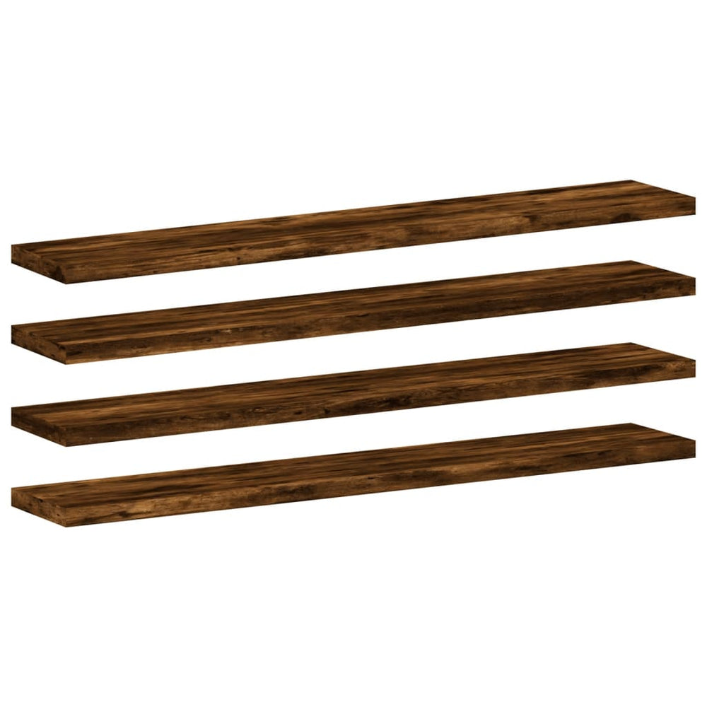 Wandregale 4er Set Räuchereiche 60cm