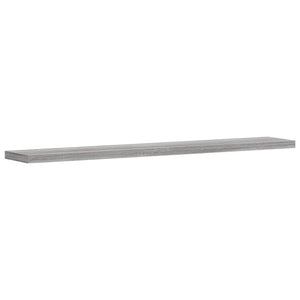 Wandregale Grau Sonoma 60x10 cm, 4er Set