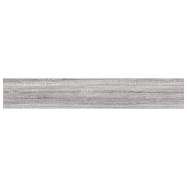 Wandregale Grau Sonoma 60x10 cm, 4er Set