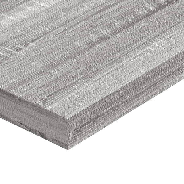 Wandregale Grau Sonoma 60x10 cm, 4er Set
