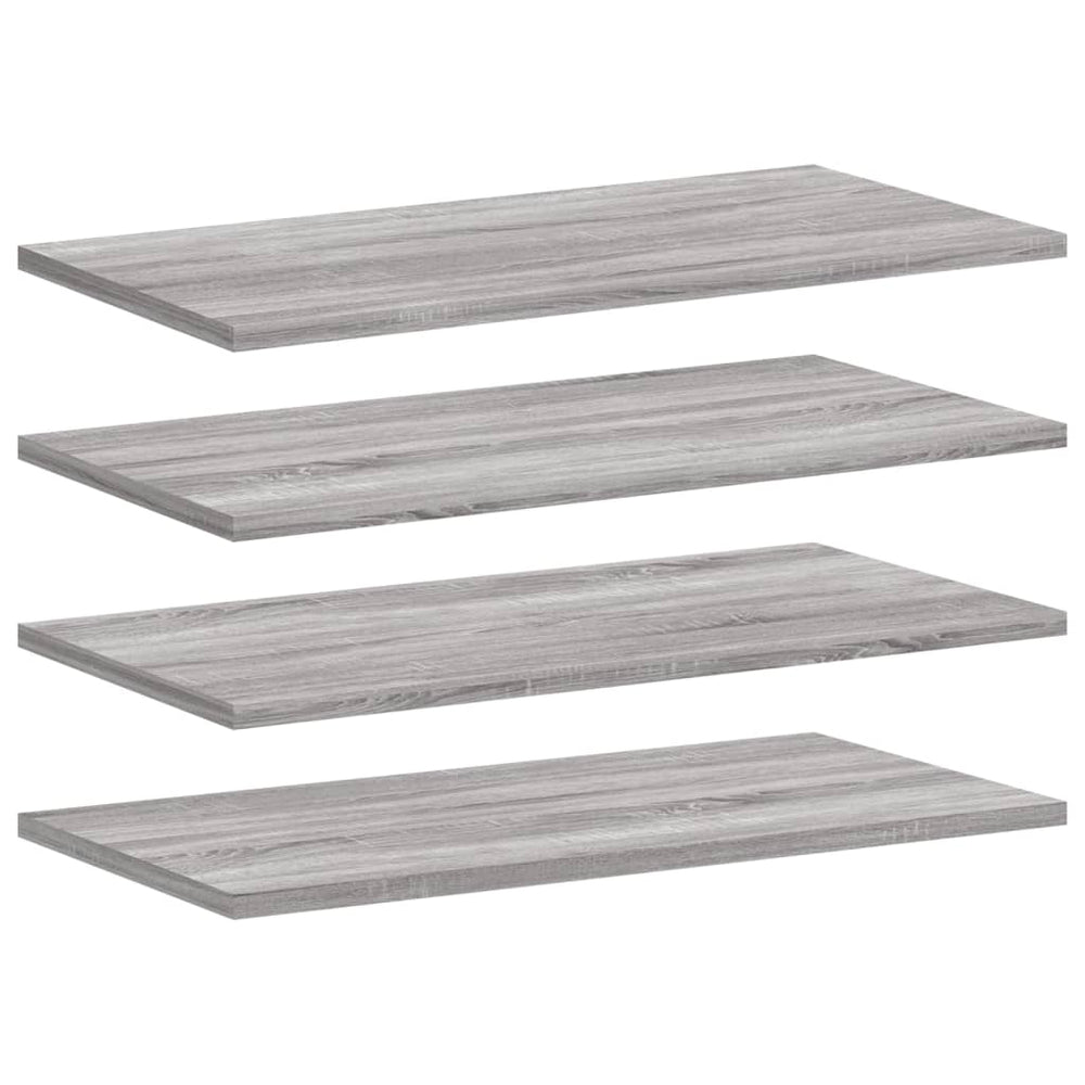 Wandregale Grau Sonoma 60 cm, 4er-Set