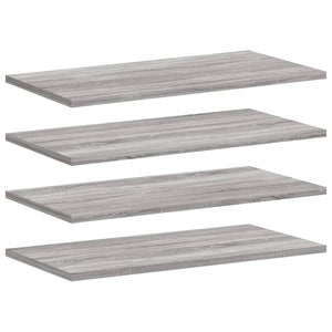 Wandregale Grau Sonoma 60 cm, 4er-Set