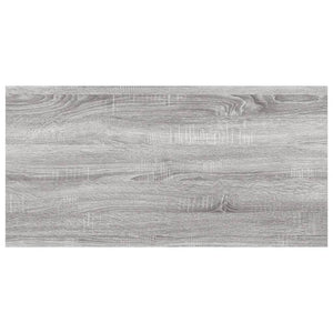 Wandregale Grau Sonoma 60 cm, 4er-Set