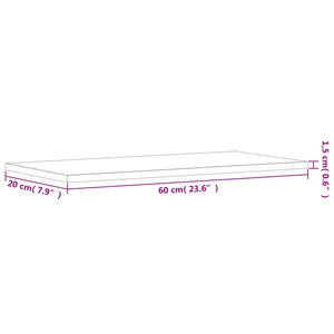 Wandregale Grau Sonoma 60 cm, 4er-Set