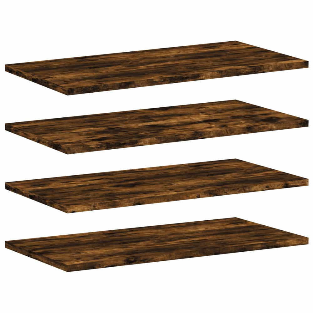 Wandregale 4er Set Räuchereiche 60cm