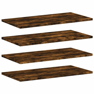 Wandregale 4er Set Räuchereiche 60cm
