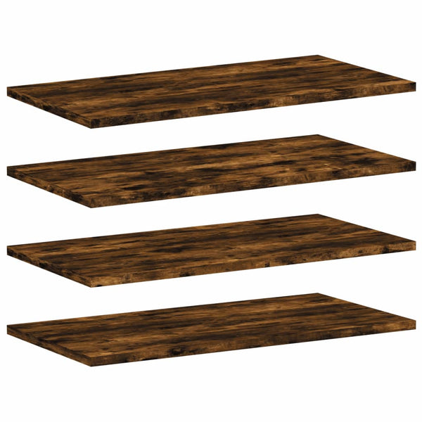 Wandregale 4er Set Räuchereiche 60cm