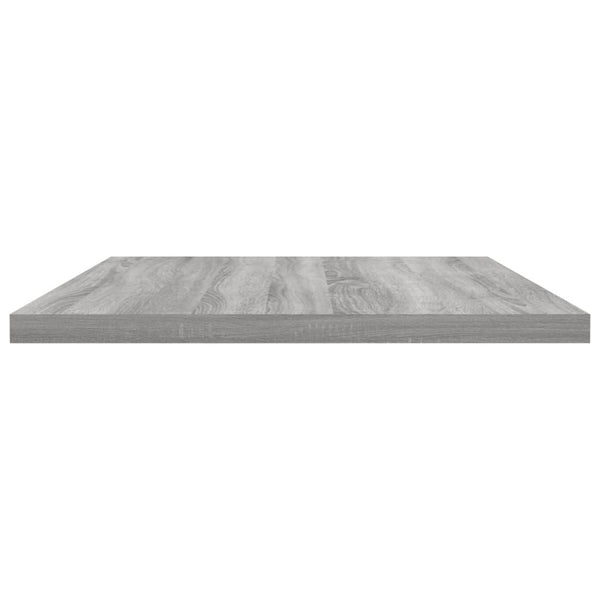 Wandregale Grau Sonoma 60x30 cm, 4er-Set