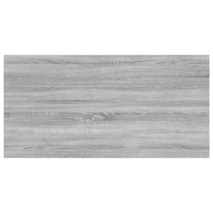 Wandregale Grau Sonoma 60x30 cm, 4er-Set