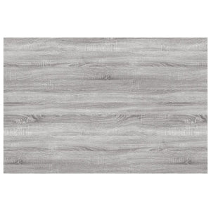 Wandregale Grau Sonoma 60x40 cm, 4er Set