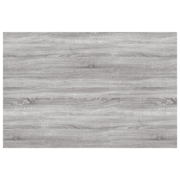 Wandregale Grau Sonoma 60x40 cm, 4er Set