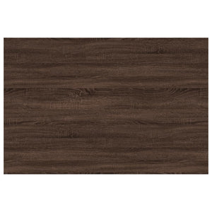 Wandregale 4er Set Braun Eiche 60x40 cm