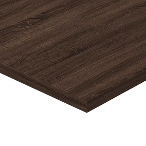 Wandregale 4er Set Braun Eiche 60x40 cm