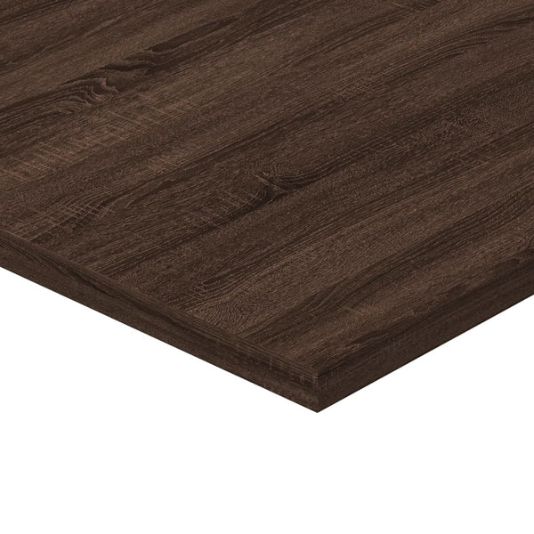 Wandregale 4er Set Braun Eiche 60x40 cm