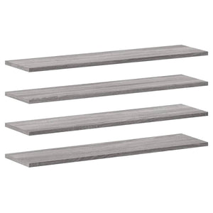 Wandregale Grau Sonoma 80cm, 4er Set