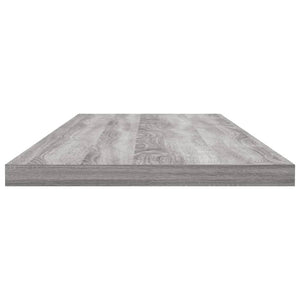 Wandregale Grau Sonoma 80cm, 4er Set