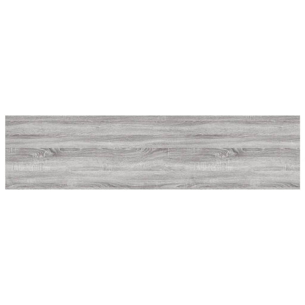 Wandregale Grau Sonoma 80cm, 4er Set