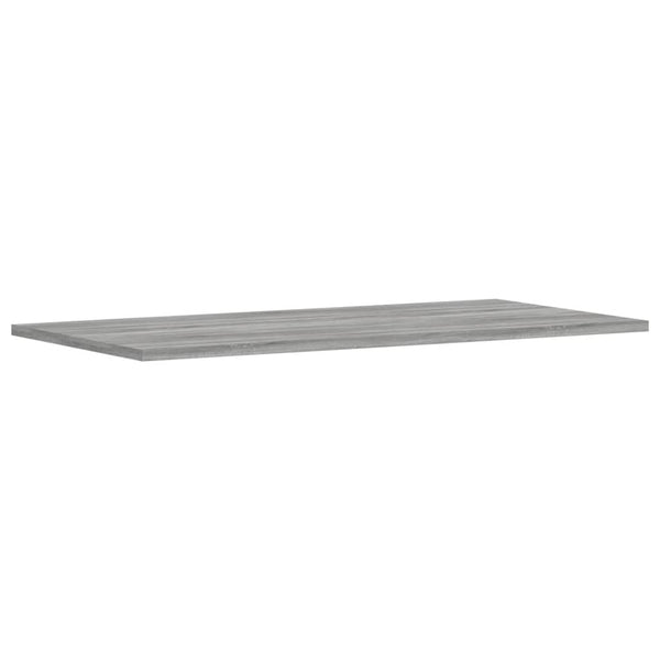 Wandregale Grau Sonoma 80x40 cm, 4er Set