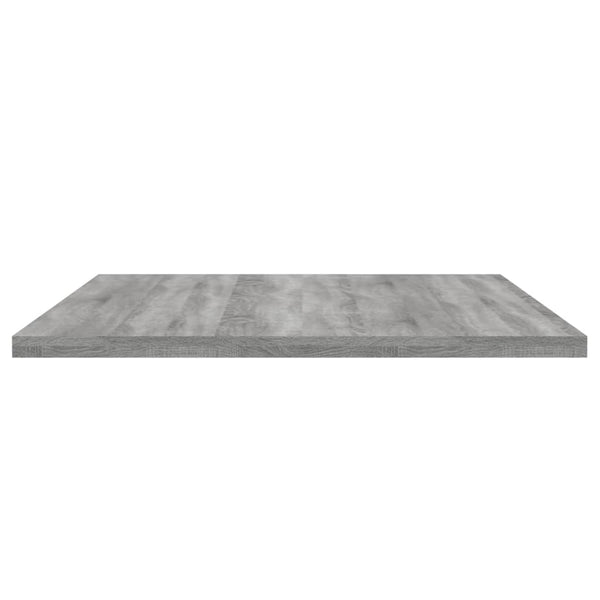Wandregale Grau Sonoma 80x40 cm, 4er Set
