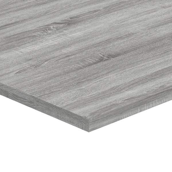 Wandregale Grau Sonoma 80x40 cm, 4er Set