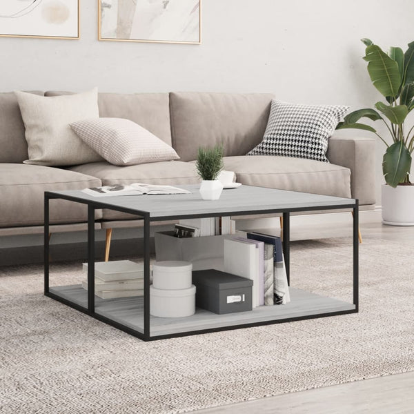 Wandregale Grau Sonoma 80x40 cm, 4er Set