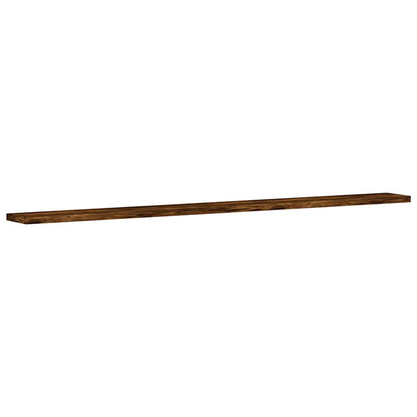 Wandregale 4er Set Räuchereiche 100cm