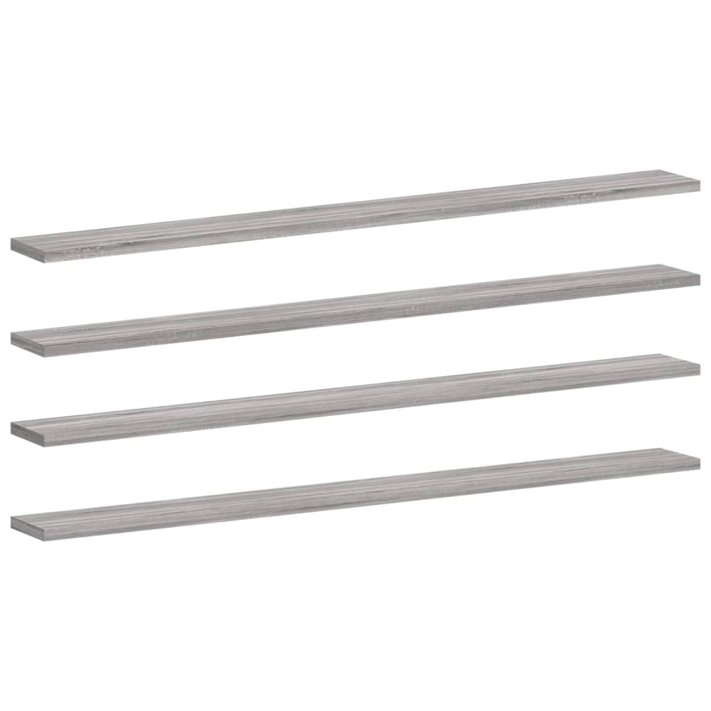 Wandregale Grau Sonoma 4er Set