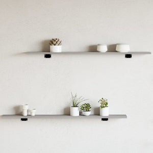 Wandregale Grau Sonoma 4er Set