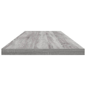 Wandregale Grau Sonoma 4er Set 100cm