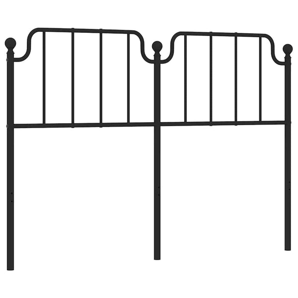 Ersatz-Kopfteil Metall Schwarz 135 cm