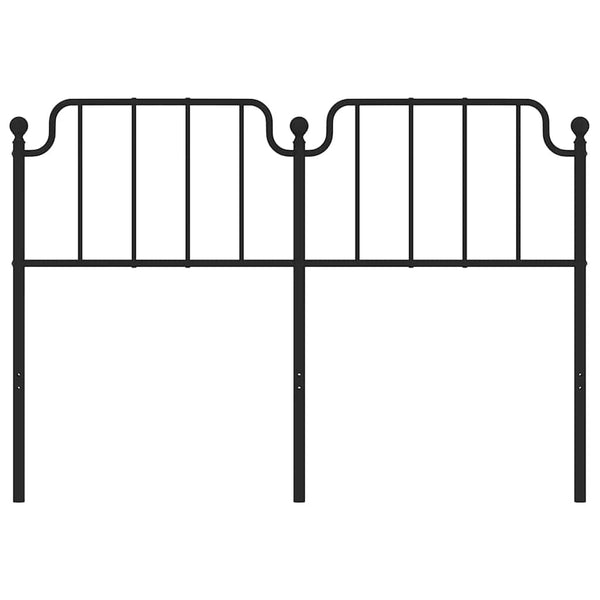 Ersatz-Kopfteil Metall Schwarz 135 cm