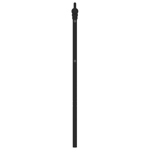 Ersatz-Kopfteil Metall Schwarz 135 cm