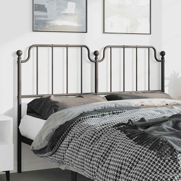 Ersatz-Kopfteil Metall Schwarz 135 cm