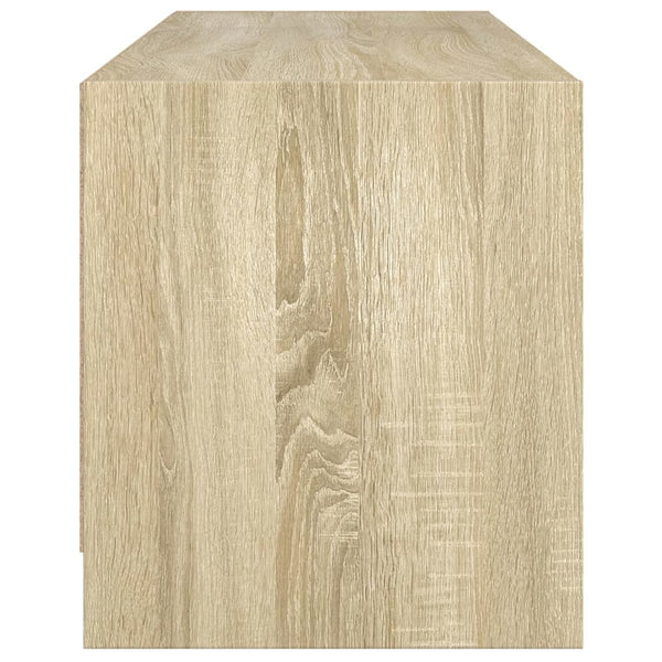 TV-Schrank Sonoma-Eiche mit Glastüren 102 cm