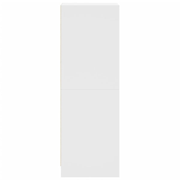 Weißes Highboard mit Glastüren 35x37x109 cm