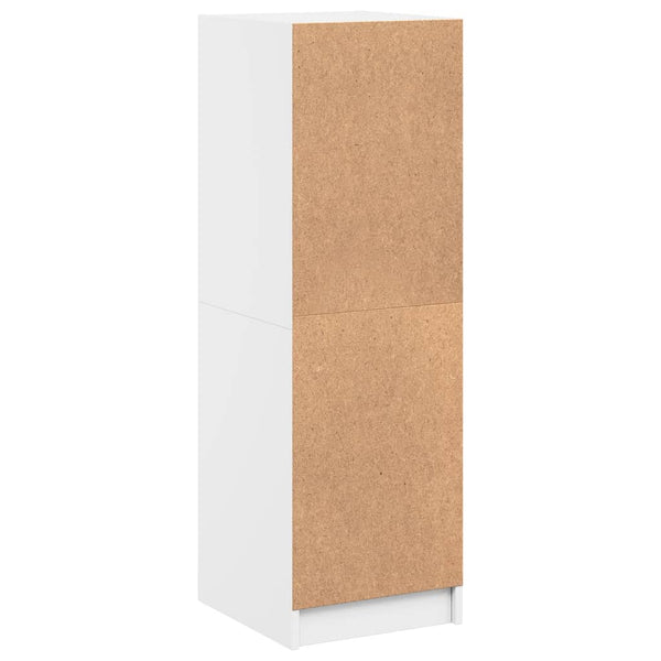 Weißes Highboard mit Glastüren 35x37x109 cm