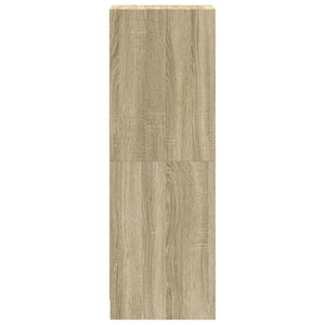 Highboard Sonoma-Eiche mit Glastüren 35x37x109 cm