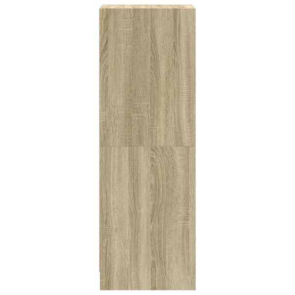Highboard Sonoma-Eiche mit Glastüren 35x37x109 cm