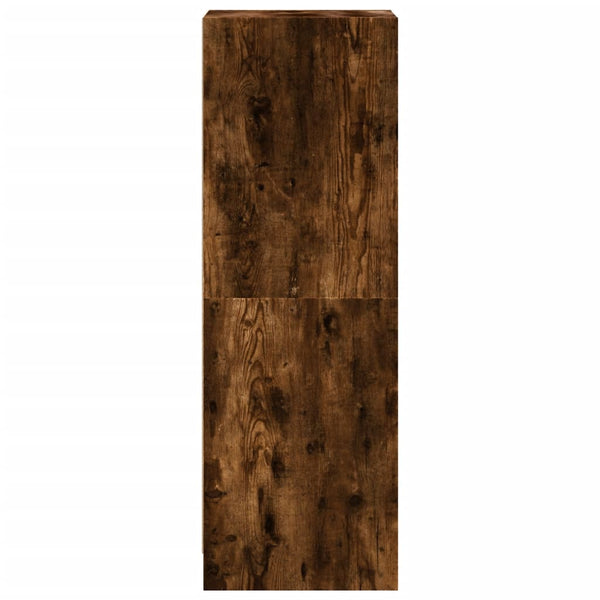 Highboard Räuchereiche mit Glastüren 35x109 cm