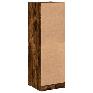 Highboard Räuchereiche mit Glastüren 35x109 cm