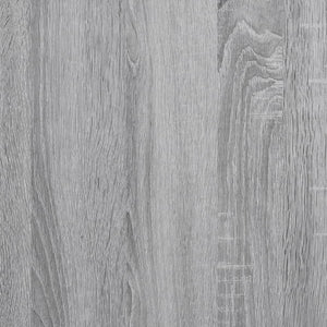 Highboard Grau Sonoma mit Glastüren 35x37x109 cm