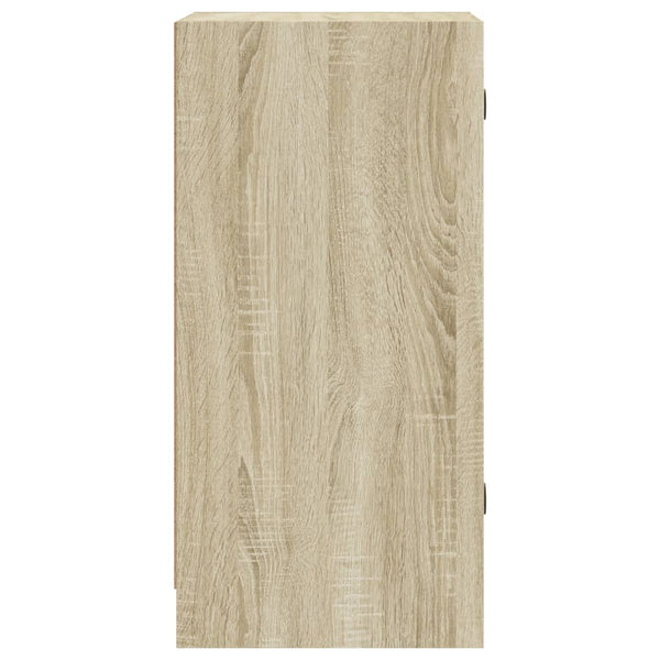 Beistellschrank Sonoma-Eiche mit Glastüren