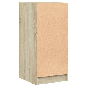 Beistellschrank Sonoma-Eiche mit Glastüren