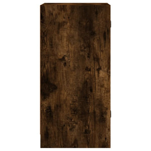 Beistellschrank Räuchereiche mit Glastüren 35x37x75,5 cm