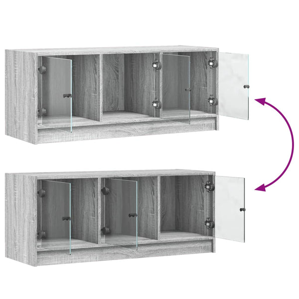 TV-Schrank Grau Sonoma 102 cm