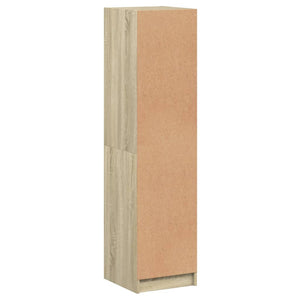Highboard Sonoma-Eiche mit Glastüren, 142 cm