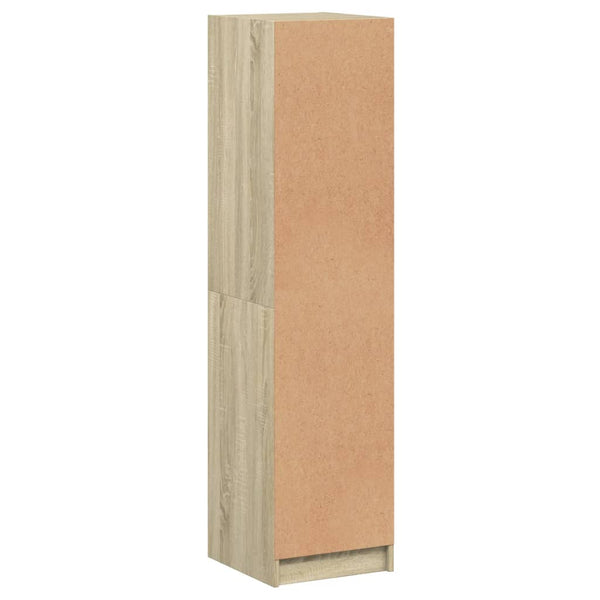 Highboard Sonoma-Eiche mit Glastüren, 142 cm