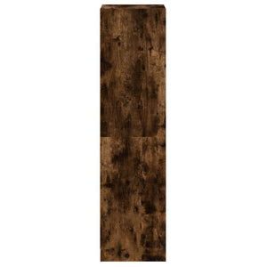 Highboard Räuchereiche mit Glastüren 35x142 cm