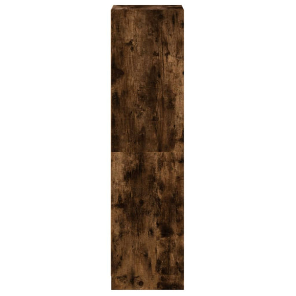 Highboard Räuchereiche mit Glastüren 35x142 cm